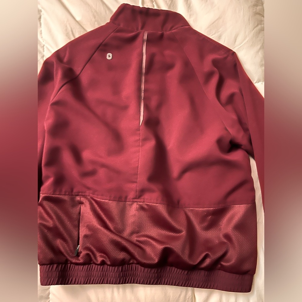 Figs Burgundy Sydney Scrub Jacket